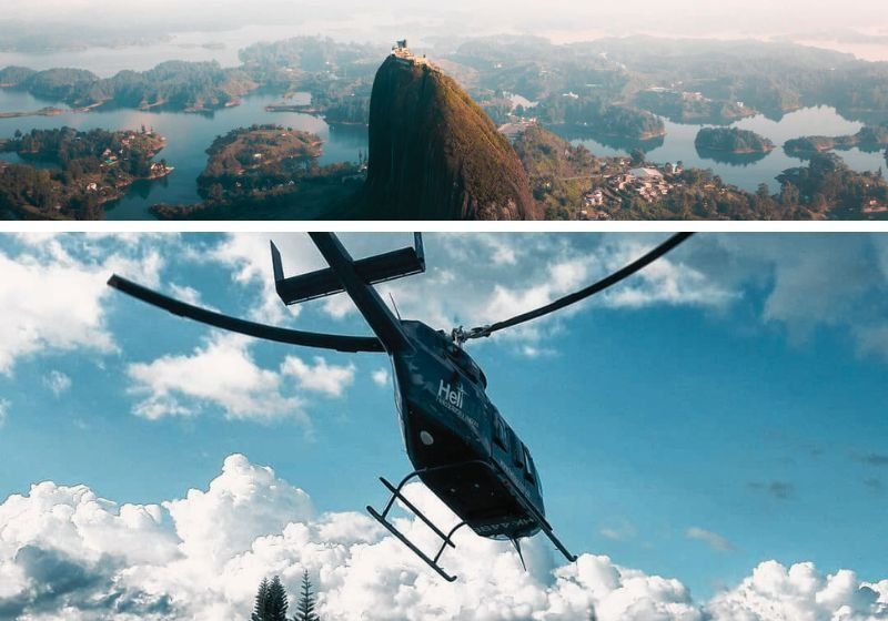 helicopter tour guatape